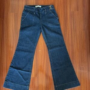 Old Navy Dark Blue Wide Leg Jeans